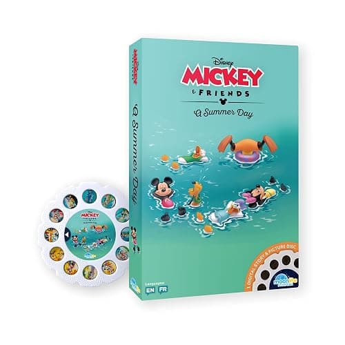 Moonlite Storytime Disc, Disney's Mickey & Friends: A Summer Day | Learning Gift for Kids Ages 1 Year & Up, Single Story Art Projection with Sound Effects & Music (Projector Sold Separately) - Image 1