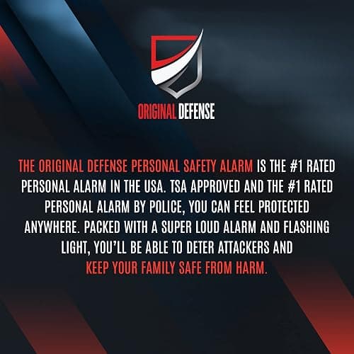 Original Defense® Siren Self-Defense Alarm - 130 dB Keychain Alarm with LED Strobe Light for Women, Children, and Elderly - Police Recommended - (Mint, 1 Count) thumbnail 6