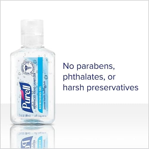 Purell Advanced Hand Sanitizer Refreshing Gel, Clean Scent, 1 fl oz Travel Size flip-Cap Bottle (Pack of 72) - 3901-72-CMR thumbnail 4