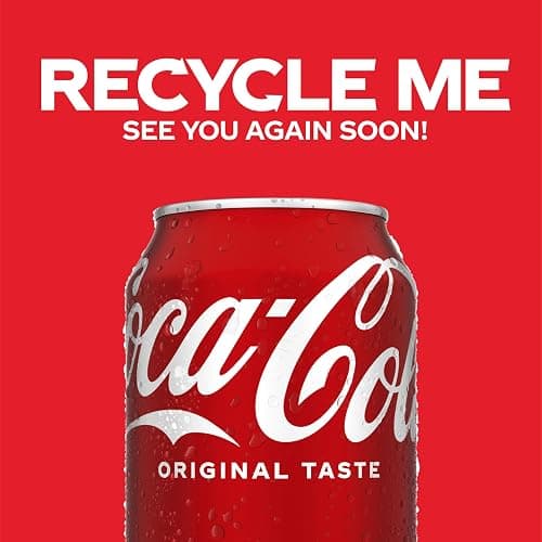 Coca-Cola Fridge Pack Soda Soft Drink, 12 fl oz Cans, 12 Pack - Classic Cola Soda Cans thumbnail 11