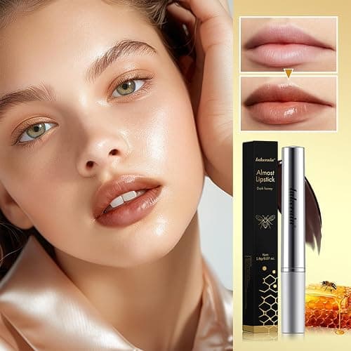 BAISEN DIARY 2PCS Honey Lipstick Tinted Lip Balm - Sheer Hydrating Lipstick for All Skin Tones - Moisturizing Lip Color, Nourishing Lip Balm with a Hint of Natural Black Cherry Tint thumbnail 9