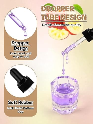 EBANKU Monomer Drops Apple Scent Odor Out Drops, 30ml Monomer Odor Neutralizer for Liquid Acrylic Monomer, Monomer Smell Eliminator for Nail Tech Salon Home Use thumbnail 6