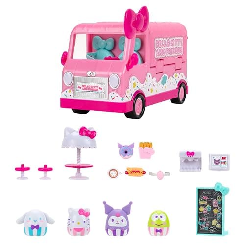 Squish-a-longs Hello Kitty and Friends Hello Kitty Cafe Truck Playset thumbnail 3