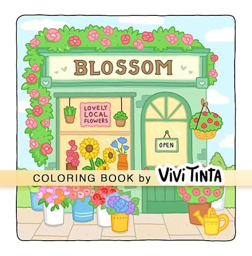 Color By Line: Coloring Book for Relaxation Featuring Vibrant Colored Outlines thumbnail 4