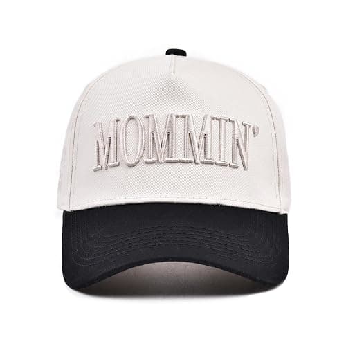 Abdkw Womens Trucker Hat - with Mommin Embroidery Ponytail Fit - Mothers Day Great Gifts for Mom Wife Stepmom - Image 1