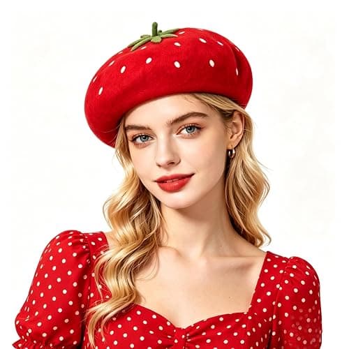 Zasy Casual Wool Beret Hat Classic French Artist Beanies Handmade Cap for Women thumbnail 2