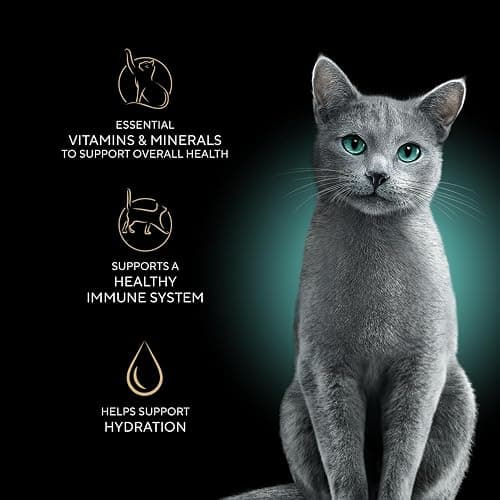 Sheba Perfect Portions Wet Cat Food Cuts in Gravy, Roasted Chicken Entree, with Sustainable Salmon, Tender Turkey Entree, 2.6 oz. Twin-Pack Trays (24 Count, 48 Servings) thumbnail 3