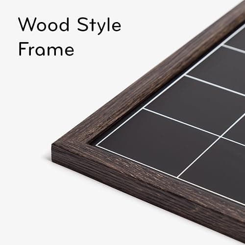 U Brands 16" x 20" Magnetic Monthly Calendar Chalkboard with Rustic Wood Frame, Blackboard Surface, Wall Mountable, Monthly Planner Board, Magnetic Calendar for Home, Office, Kitchen, Classroom thumbnail 4