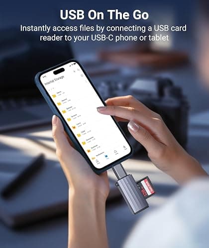 Syntech USB C to USB Adapter Pack of 2, USB 3.0 Female to Thunderbolt 4/3 Adapter Compatible with MacBook Pro Air 2024, Surface, iPad, iPhone, Galaxy Notebook, XPS and More Type C Devices, Space Grey thumbnail 5