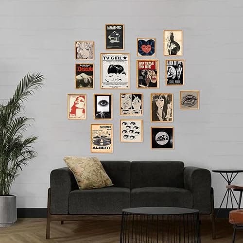 Downtown Girl Room Decor Y2K Posters for Bedroom,Retro Coquette Wall Decor,Trendy TV Girl Posters Y2K Wall Art,Rockstar Vintage Wall Art Prints 2000s Coquette Wall Collage Kit for Teen Girls Dorm,Unframed thumbnail 7
