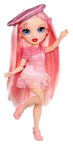 Rainbow High Pretty in Paris Fashion - Bella Parker (Pink), Rainbow 11" Fashion Doll with Outfit, Stylish Handbag, Girls Toy Gift for Kids Ages 4-12 Years thumbnail 5