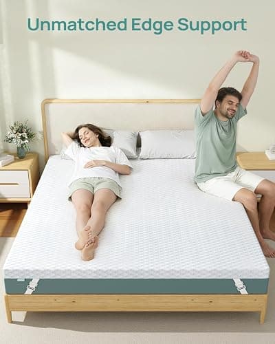 Releep 3 Inch Twin XL Gel Mattress Topper for College Dorm, Cooling Firm Bed Topper for Pressure Relief, Orthopedic Support Mattress Topper with Non-Slip Washable Cover, CertiPUR-US Dorm Bed thumbnail 7