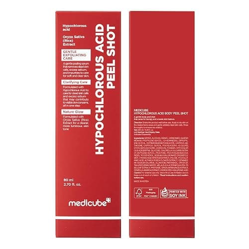 medicube Body Peel Shot with Hypochlorous Acid | Gentle Body Exfoliating for Dead Skin Cells & Uneven Texture - Rice Extract, Panthenol for Hydrating & Smoothing, 9.46 fl.oz thumbnail 9