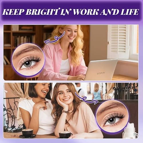 B&Q Wispy Lash Clusters Kit, Natural 01, Individual False Eyelashes Extension Set, Undetectable Natural Look for Effortless Day-to-Night Beauty, from Office Elegance to Date Night Glamour(8-16mix) thumbnail 8