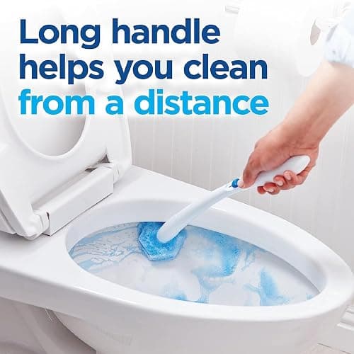Clorox ToiletWand Disposable Toilet Cleaner Refills, Rainforest Rush Scent, 30 Count, Kills 99.9% of Germs, Touch-Free Toilet Cleaning thumbnail 7