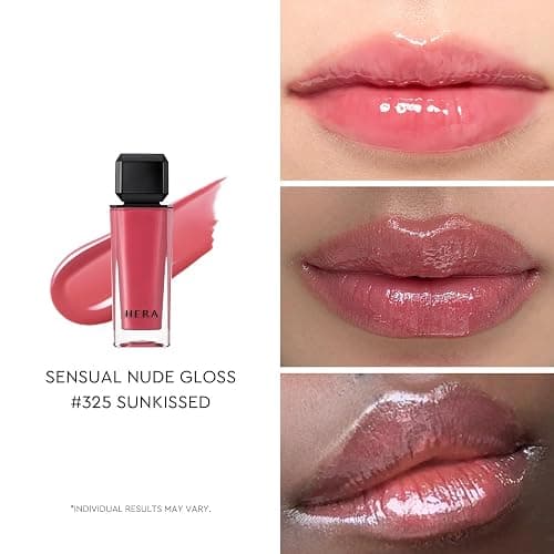 HERA FELIX Picked Sensual Nude Lip Gloss #325 SUNKISSED | Volumizing Sheer & Glossy Finish, Non-sticky, Moisturizing and Hydrating, Korean Makeup, 0.17 oz. (5g) thumbnail 7