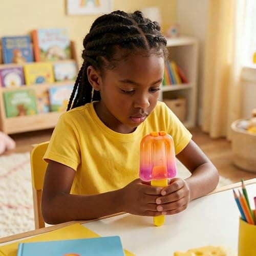 Ice Cream Squeeze Squishy - Summer Sensory Stress Relief, Decompression Venting Toy, Easter Basket Stuffers Party Favors for Anxiety Relief Everyone (#A) thumbnail 6