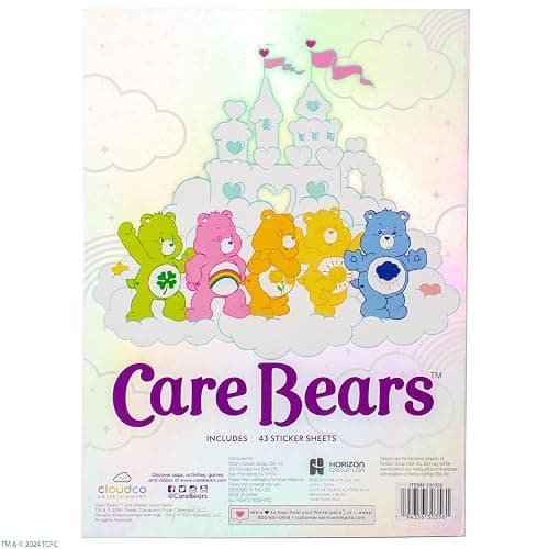 Care Bears Sticker Book, 1500 Cute Stickers for Scrapbooks, P/lanners, Features Letter, Laptops and Water Bottle for Kids Teens, School Supplies for Kids thumbnail 10