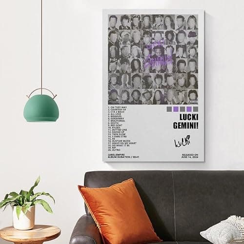 Lucki GEMINI! Canvas Poster Bedroom Decoration Landscape Office Valentine's Birthday Gift Unframe-style12x18inch(30x45cm) thumbnail 5