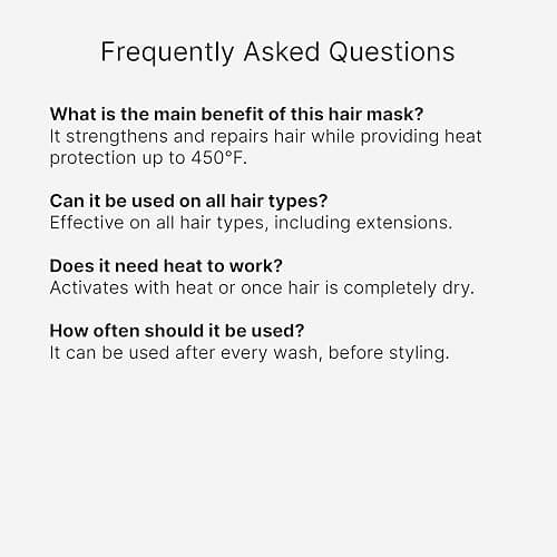 Biotech Blowout Leave-In Restorative Hair Mask 1.7 Fl Oz, Style & Heat Protectant (up to 450°F), 8-Hour Style, Frizz Control, for Damage Heat, Bleach, Colour & Chemical Stress, by Goddess Maintenance thumbnail 10