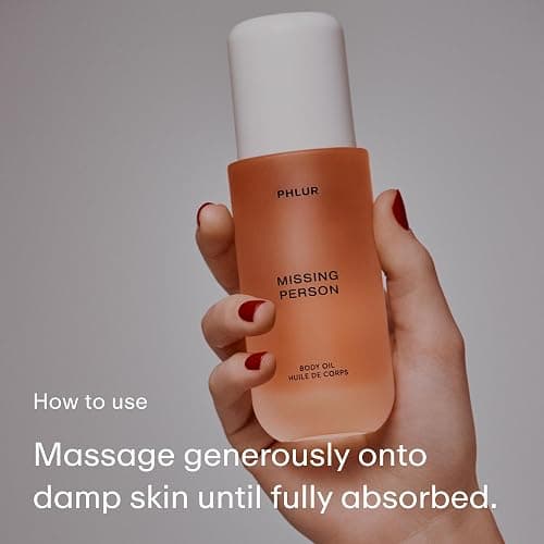PHLUR Missing Person Body Oil For Women & Men - Lightweight & Nourishing - With Ceramide-Rich Oils & Skin-Mimicking Lipids - Bergamont, Musk, Orange & Sandalwood Floral Scented Body Oil (4 Fl Oz) thumbnail 4