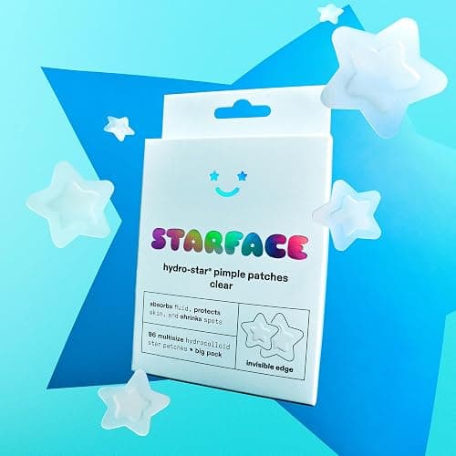 Starface Hydro-Star® Clear Hydrocolloid Star-Shaped Pimple Patch, 96 ct | Dermatologist Tested • Covers & Protects Visible Spots • Absorbs Pimple Gunk • Vegan, Cruelty-Free & Sensitive Skin Safe thumbnail 10