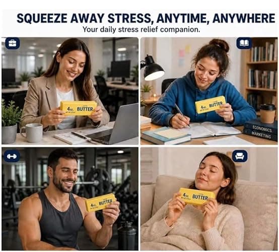 Squishy Toy,Slow Rising Dumpling Squishy Butter Squeeze Toy Sensory Stress Relief Squishies Soft & Stretchy Fidget Toys for Anxiety Relief Party Favors（2PCS ） thumbnail 4
