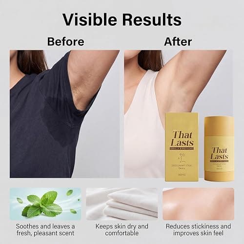 Kojic Acid & Turmeric Aluminum-Free Deodorant, Vanilla & Pistachio Perfumed Stick, All-Day Odor Protection, Underarm Brightening Care, All-Day Odor Protection for Women & Men (1pcs) thumbnail 6