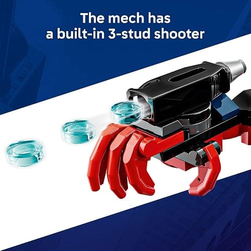 LEGO Marvel Miles Morales Mech vs. Spider-Man 2099 76337 | Building Toys for Boys & Girls, Ages 6+, Super Hero Mech for Pretend Play, 2 Minifigures, 135 Pieces, Gift for Birthdays thumbnail 3