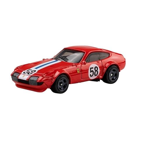 Hot Wheels Toy Ferrari Cars, Die-Cast 5-Pack in 1:64 Scale, Officially Licensed Set of 5 Ferrari Collectible Vehicles for Play or Display thumbnail 3