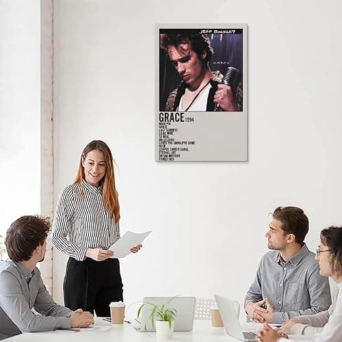 SXNRVM Jeff Buckley GracePOSTERModern High-definition Printed Multi Scene Home Decoration for Waterproof Wall Paintings in Living Rooms Bedrooms Offices And Bathrooms08x12inch(20x30cm) Unframe-style thumbnail 5