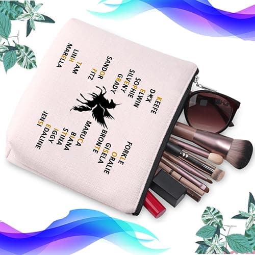 PXTIDY Team Foster Kee-fe Makeup Bag Keeper of The Lost Cities Characters Cosmetic Bag KOTLC Novel Inspired Bookish Gift thumbnail 7