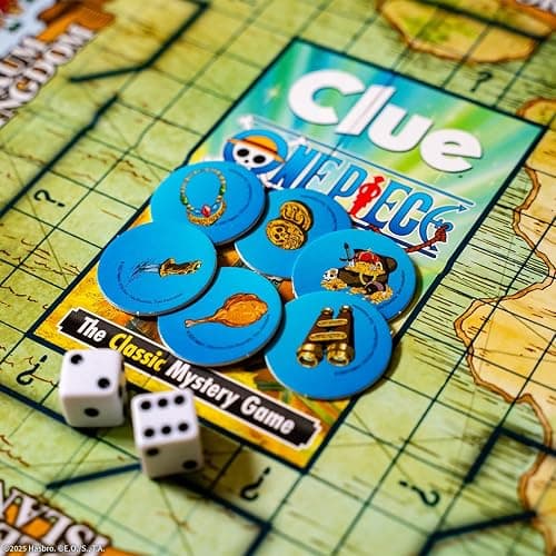 CLUE: One Piece Board Game, Find Hidden Pirate Treasure with Luffy and The Straw Hat Crew, Explore Iconic Locations Like Dressrosa, Drum Kingdom & Water Seven, Official Toei Animation Game, Ages 8+ thumbnail 6