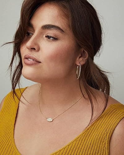 Kendra Scott Elisa Pendant Necklace for Women, Fashion Jewelry, 14k Gold-Plated thumbnail 4