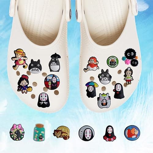 Yezmo 20PCS Anime Shoe Charms for Girls Boys Teens - Cute Cartoon Charms for Women's Bubble Slides Sandals Clogs Wristband Bracelet - Party Favor Birthday Gifts - Multi-ca thumbnail 6