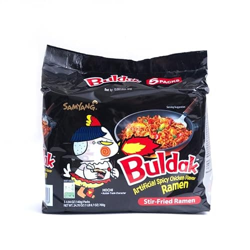 Samyang Original Chicken Flavor Buldak Ramen Pack of 5 - Image 1