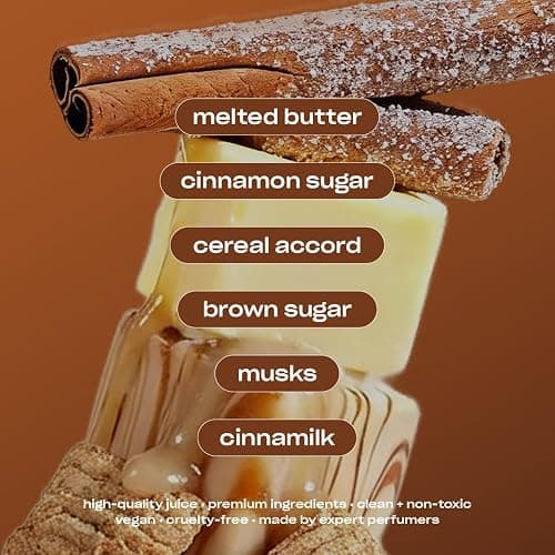 Snif Crunch Time Body Mist | Warm Gourmand Hair Perfume & Body Spray 2.5oz | Cinnamon, Brown Sugar & Butter | Long Lasting Fragrance Mist | Clean, Vegan, Cruelty Free thumbnail 4