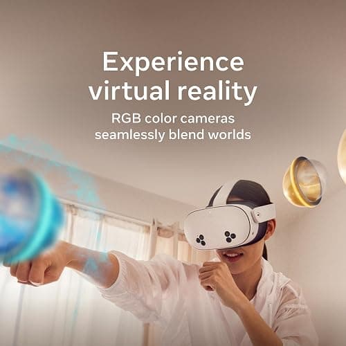 Meta Quest 3S 128GB | VR Headset — Thirty-Three Percent More Memory — 2X Graphical Processing Power — Virtual Reality Without Wires — Exclusive Gorilla Tag Bundle and Instant Access to 40+ Games thumbnail 6