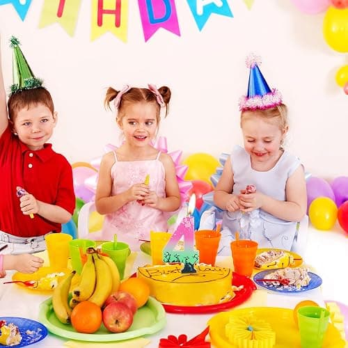 iNINGER Pink Number 9 Birthday Candles,9th Witch Party Decorations 9th Birthday Supplies Witch Theme Cake Topper,Fluorescent Green Candles for Baby Shower Party Decorations thumbnail 6