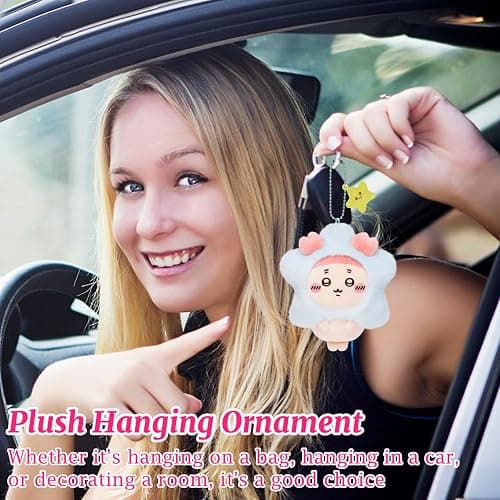 Chikawa Keychain for Backpack Kawaii Usagi Plush Anime Keychain Plush thumbnail 5