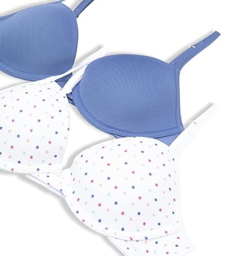 Hanes Girl's Molded Underwire Bra (Pack of 2) thumbnail 2