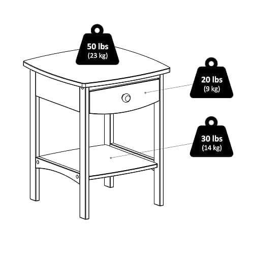 Winsome Wood Claire Accent Table, White thumbnail 13