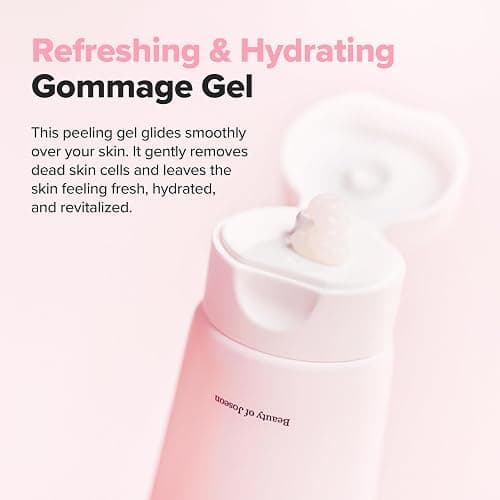 Beauty of Joseon Apricot Blossom Peeling Gel Soft Exfoliating Face and Body Scrub Dead Skin Cells Remover for All Skin Types, Korean Skincare for Men Women, 100ml, 3.38 fl.oz thumbnail 6