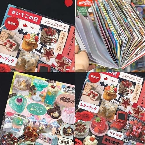 45 Pieces of Japanese Ancient Comic Style Material Handbook – 800+ Designs in 1 Book, Aesthetic Stickers with Retro Manga Vibes, DIY Art Illustrations Stickers Book for Journaling, Scrapbooking(3 SET) - 3 Set thumbnail 7