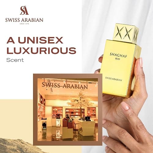 Swiss Arabian Shaghaf Oud - Luxury Products From Dubai - Long Lasting, Addictive Personal EDP Spray Fragrance - Seductive Signature Aroma - 2.5 Oz thumbnail 3