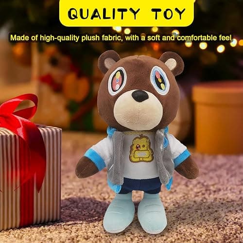 Cute Plush Bear Toy 10 inch Soft Stuffed Animal Perfect Graduation Gifts for Kids Fans Boys and Girls thumbnail 2