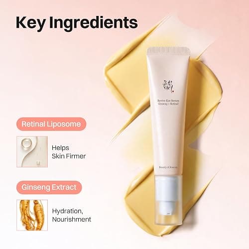 Beauty of Joseon Revive Eye Serum with Retinal Niacinamide Correction for Puffy Eye Bags Fine Lines Dark Circles Wrinkles, Korean Skin Care 30ml, 1.01 fl.oz thumbnail 5