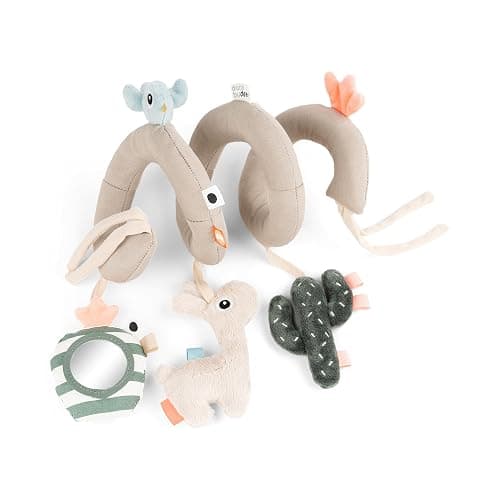 Done by Deer Lalee Sand Activity Spiral Baby Toy - Sensory Cactus, Mirror, and Crinkle Sound for Cots, Car Seats, Strollers, and Prams - Perfect Travel Companion thumbnail 6
