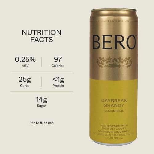 BERO Non-Alcoholic Beer Shandy, Shandy Variety, 12 Pack x 12 Oz Cans | NA Beer by Tom Holland, Refreshing Alcohol Alternative, Ideal For All Celebrations & Parties, Ultimate Summer Drink thumbnail 4