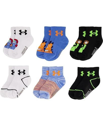 Under Armour boys Multi Pack Quarter Sock thumbnail 5
